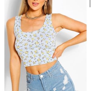 Floral crop top